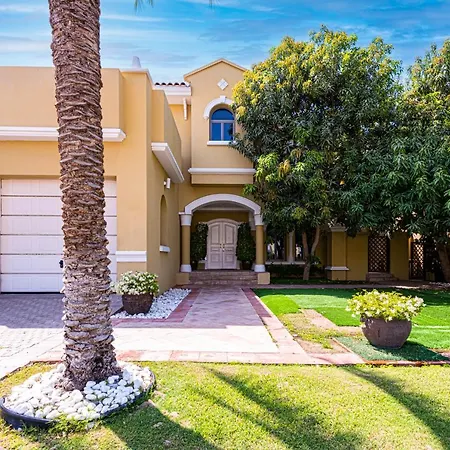 Palm Jumeirah Beachfront Private Pool Villa 5 Bedroom & 1 Maids Room With Access To Beach Dubai Esterno foto